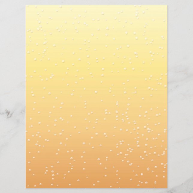 Champagner mit winzigen Bläschen Kunst Flyer (Vorne)