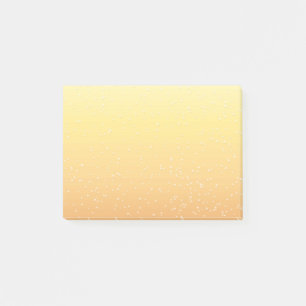 Champagner mit winzigen Bläschen Kunst Post-it Klebezettel