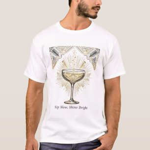 Champagner-Paar-Shirt — Seins T-Shirt