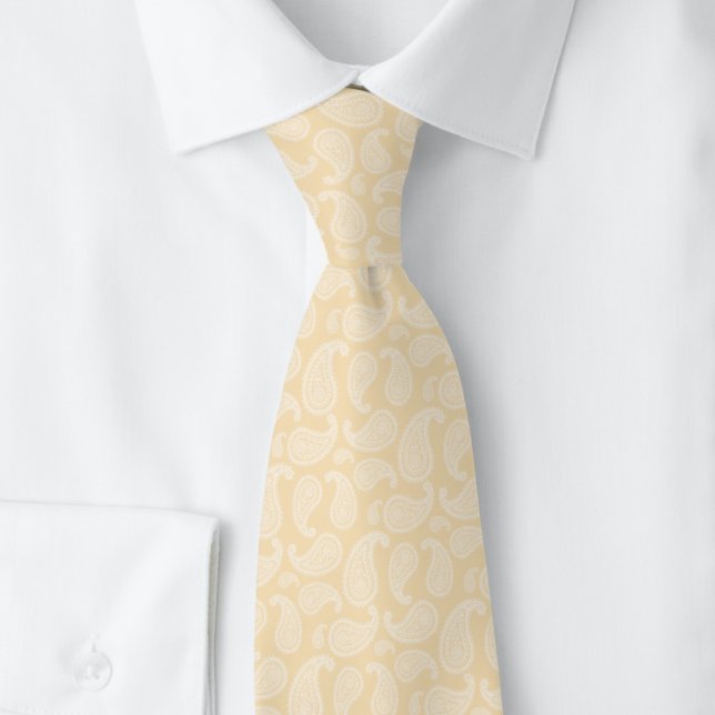 Champagner Paisley Krawatte (Von Creator hochgeladen)