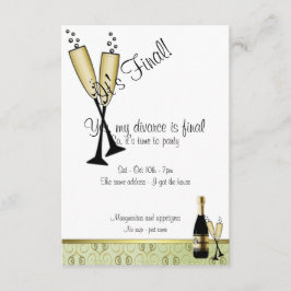 Champagner-Party Einladung