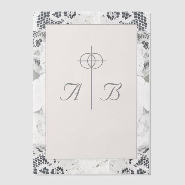 Champagner-Pink Lace Katholische Hochzeit (Vorderseite)