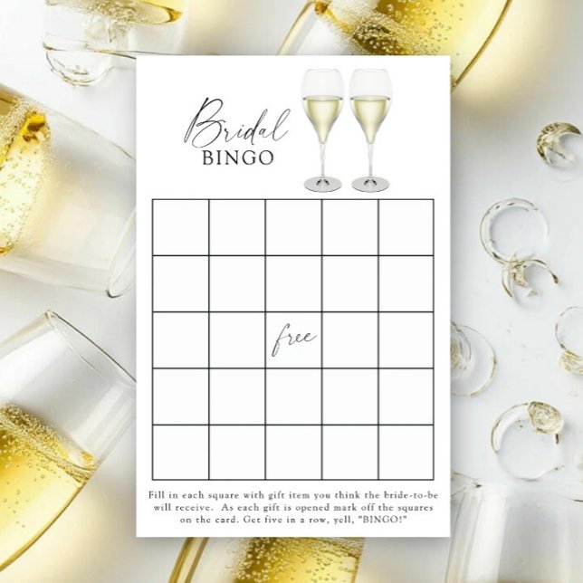 Champagner-Pop-Brautparty-Bingo-Spiel (Von Creator hochgeladen)