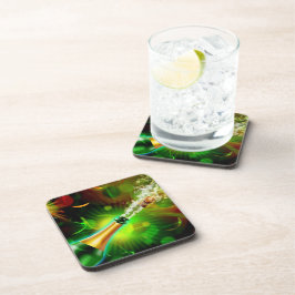 Champagner-Pop Getränkeuntersetzer