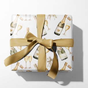 Champagner Prosecco Liebhaber  Geschenkpapier Set
