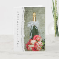 Champagner-Rose zum Jahrestag