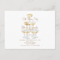 Champagner Tower 50. Geburtstagsparty