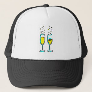 Champagner Truckerkappe