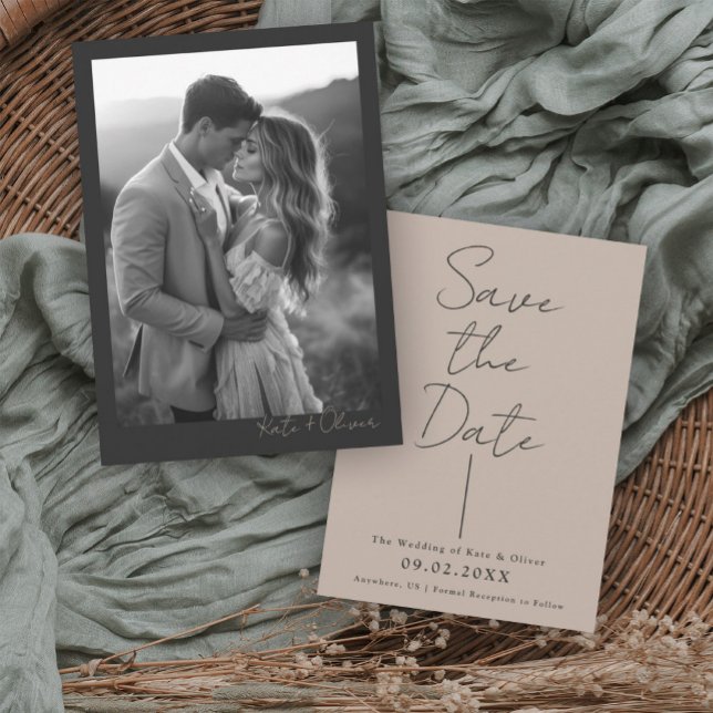 Champagner und Black Wedding Save The Date (Von Creator hochgeladen)