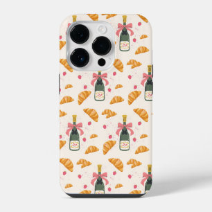 Champagner und Croissants iPhone 14 Pro Hülle