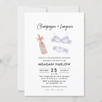 Champagner und Lingerie Bachelorette Wochenende