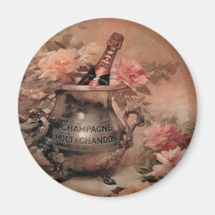 Champagner und Rose Magnet