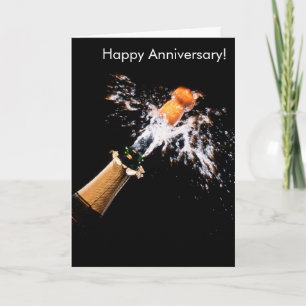 Champagnerbild für Grußkarte Karte