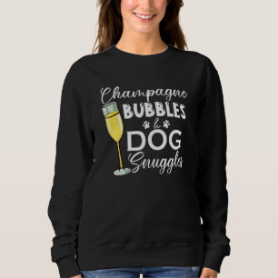 Champagnerbläschen & Hundeschnecken Sweatshirt