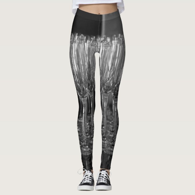 Champagnerbrillen für Leggings (Vorderseite)