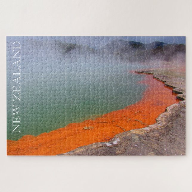 Champagnerpools mit neuem Zealand Puzzle (Horizontal)