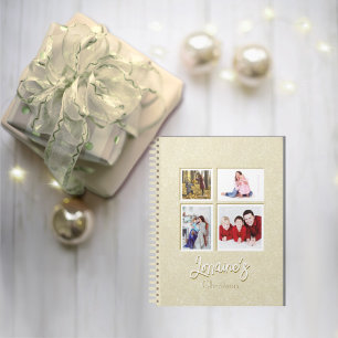 Champaign Joyoux Weihnachten Foto Book Notizblock