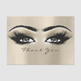 Champaigne Sepia Bridal Glitzer Dankeschön Eyes Iv Seidenpapier