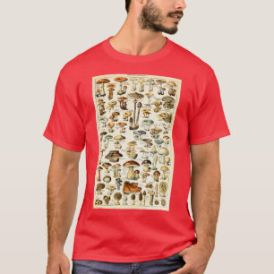 Champignon I Vintage Französischer Pilz-Chart von  T-Shirt