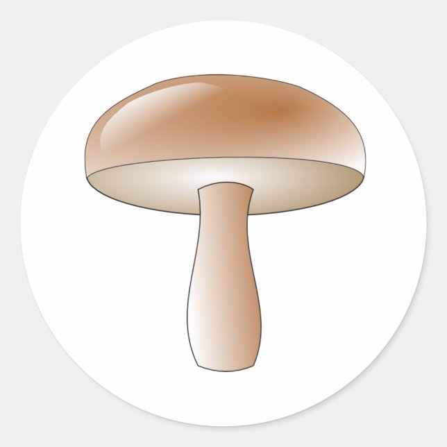 Champignon Mushroom Stickers (Vorderseite)