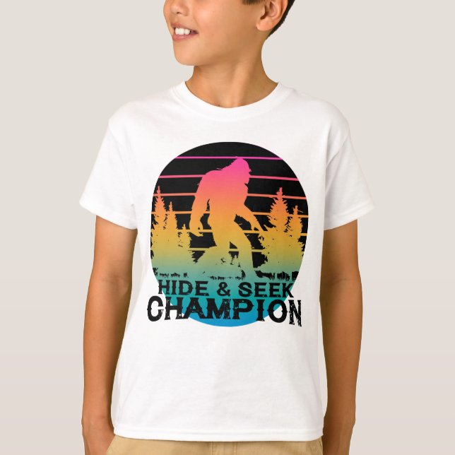 Champion Bigfoot Sasquatch T-Shirt (Vorderseite)