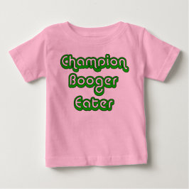 Champion Booger Eater Baby Kleinkind Säugling T -  T-shirt
