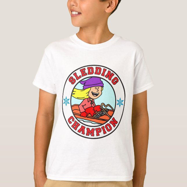 Champion Cartoon Girl T-Shirt (Vorderseite)
