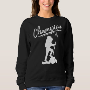 Champion des Bergsports und des Wanderns der Coole Sweatshirt