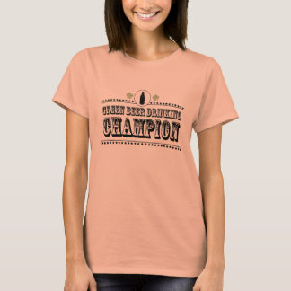 Champion des grünen Biertrinkens T-Shirt