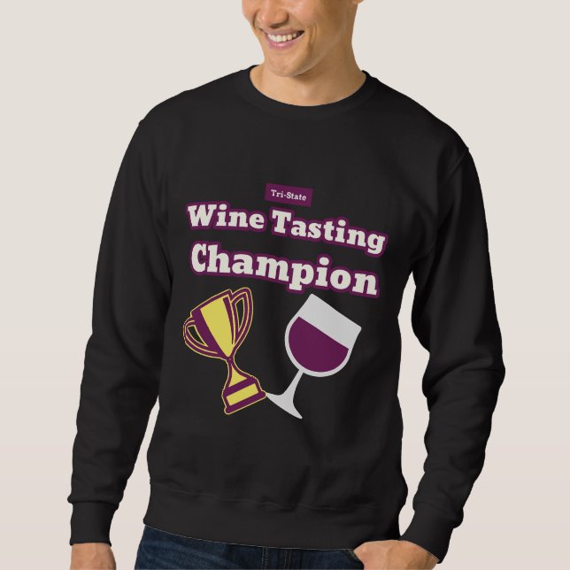 Champion Design für Weinproben Sweatshirt (Vorderseite)