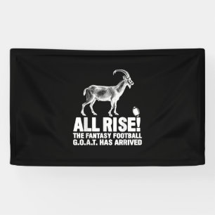 Champion Fantasy Football Goat Geschenk Banner
