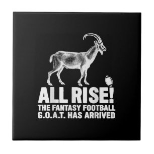 Champion Fantasy Football Goat Geschenk Fliese