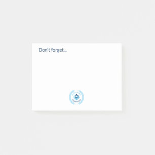 Champion für Wassersicherheit - Post-it®-Hinweise Post-it Klebezettel