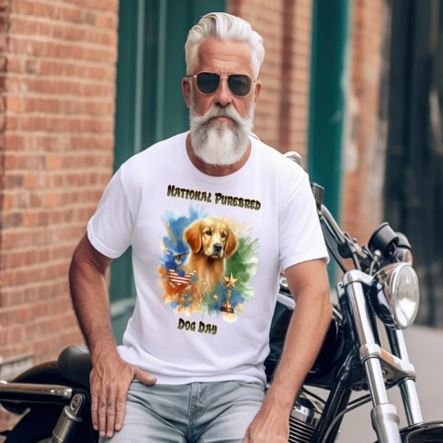 Champion Golden Retriever Glitzern mit Trophäe T-Shirt (Von Creator hochgeladen)