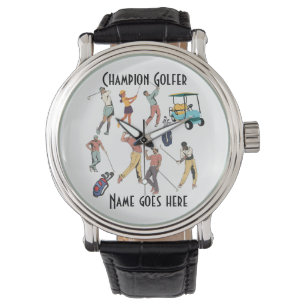 Champion Golfer Watch - Name anpassen Armbanduhr