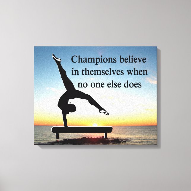 CHAMPION GYMNAST LEINWANDDRUCK (Vorderseite)