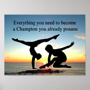 CHAMPION GYMNAST POSTER