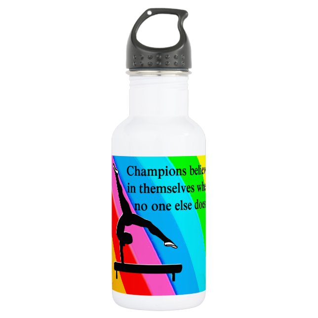 CHAMPION GYMNASTICS MIRL EDELSTAHLFLASCHE (Vorderseite)