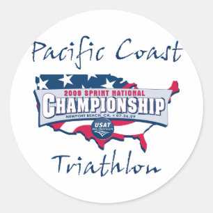 Champion-Logo Runder Aufkleber