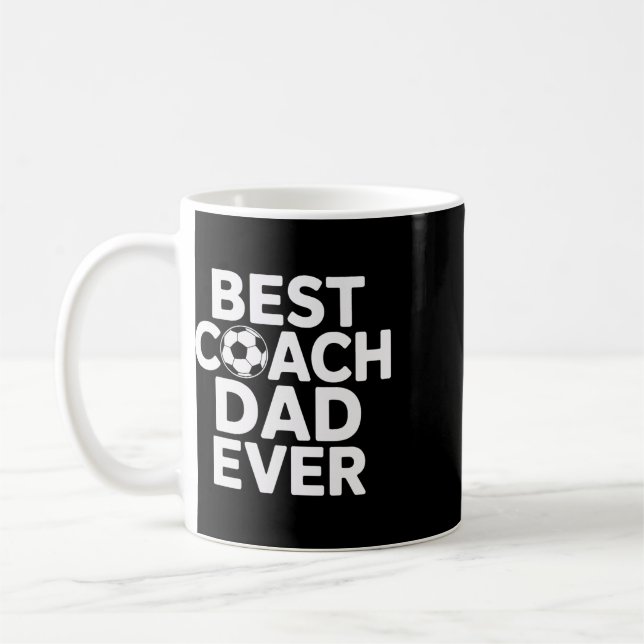 Champion Mentor Bester Trainer Dad Ever Fußballtra Kaffeetasse (Links)
