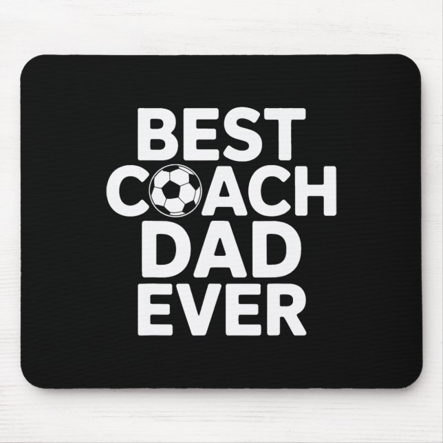 Champion Mentor Bester Trainer Dad jemals Fußballt Mousepad (Vorne)