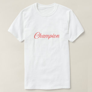 Champion Mindset Motivations-T-Shirt mit Typografi T-Shirt