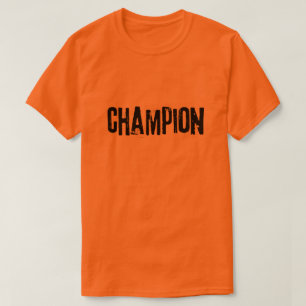 Champion-Mindset Motivations-Typografie-Design T-Shirt