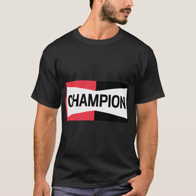 Champion Motor Sports Spark Plug T-Shirt (Vorderseite)