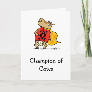 Champion of Cows Karte
