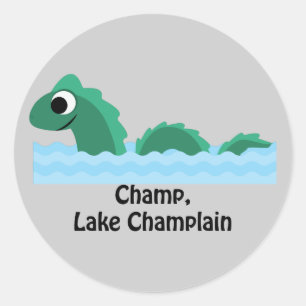 Champion, See Champlain Runder Aufkleber