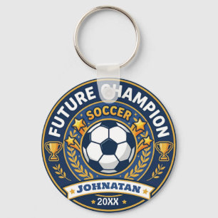 Champion Soccer Future Star mit Namen und Datum Schlüsselanhänger