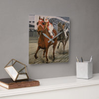 Champion Thoroughbred Race Pferde gewinnt