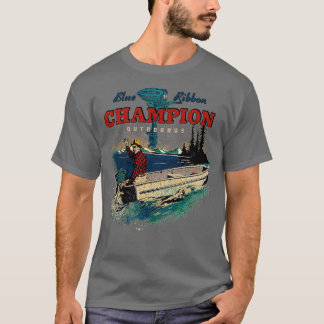 Champion Vintag Outboard Motors USA T-Shirt