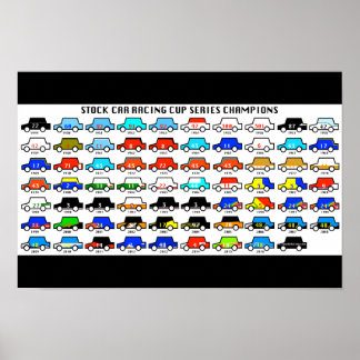 Champions der Stock Car Racing Cup Series Poster